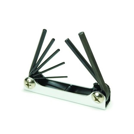 Titan HEX KEY METRIC SET 7 PC FOLDING TL12708